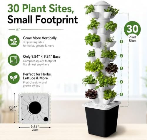 Thirty pod indoor aeroponic tower garden — photo 4