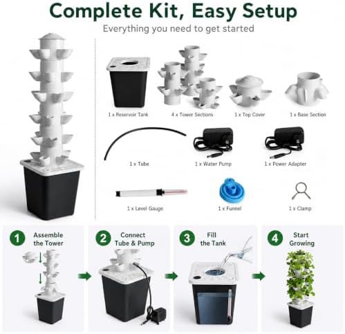 Thirty pod indoor aeroponic tower garden — photo 5