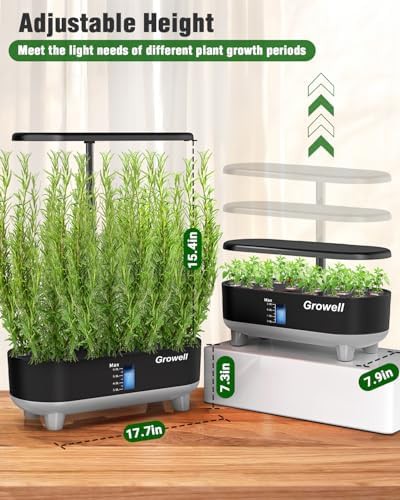 Black sixteen pod garden with eight liter tank — photo 5