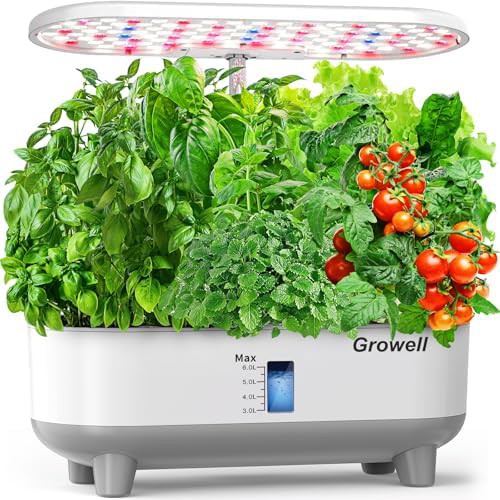 White sixteen pod garden with three modes
