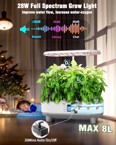 White sixteen pod garden with three modes — photo 4