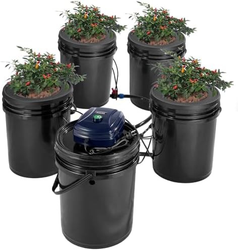 Recirculating deep water culture with top drip
