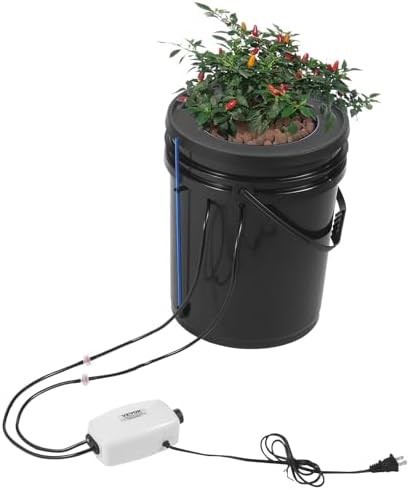 Single bucket deep water culture drip system