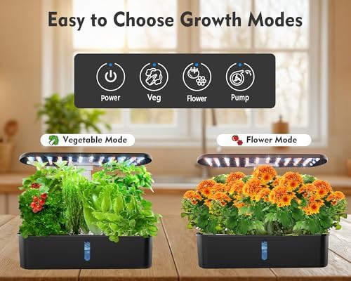 Twelve pod indoor herb garden with timer — photo 5