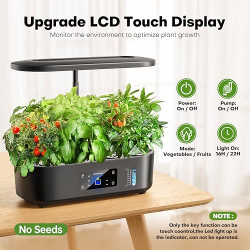Twelve pod planter with LCD panel — photo 4