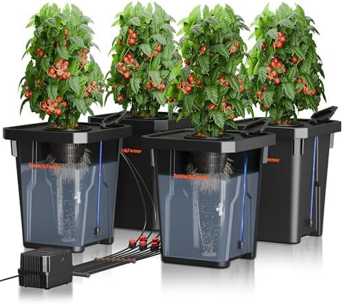 Four bucket deep water culture system