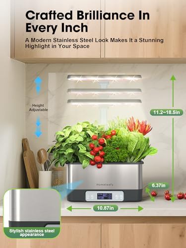 Smart indoor herb garden with app control — photo 4