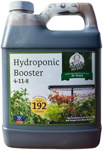 Hydroponic booster fertilizer thirty two ounces