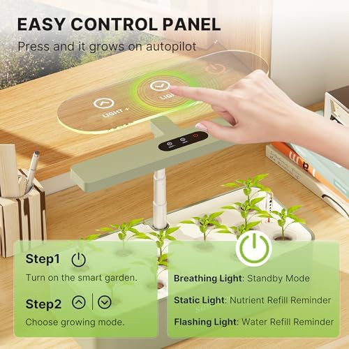 Green compact twelve pod indoor garden — photo 4