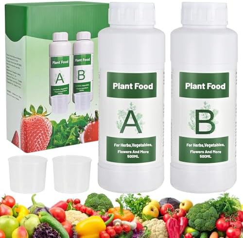 Two part liquid plant food one liter