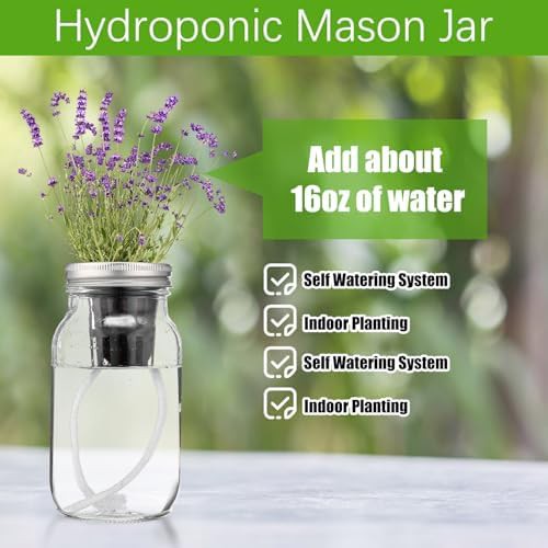 Six pack mason jar hydroponic planter — photo 3