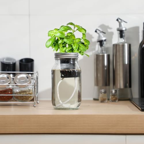 Six pack mason jar hydroponic planter — photo 5