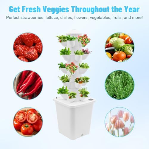 Vertical tower garden for twenty five plants — photo 4