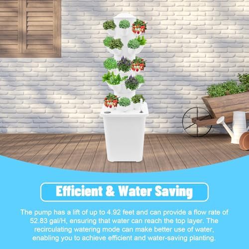 Vertical tower garden for twenty five plants — photo 5
