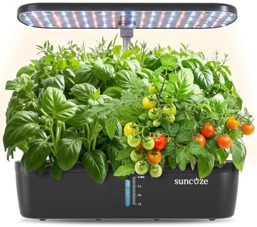 Timer controlled twelve pod hydroponic kit