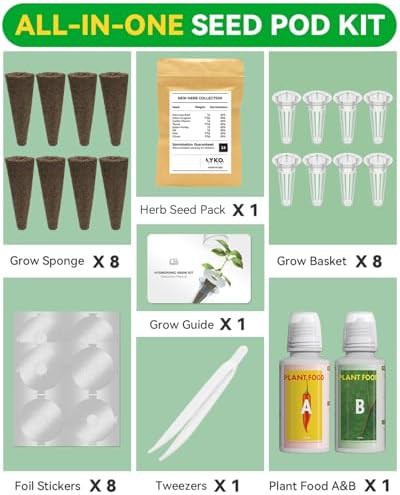 Herb seed pod kit with eight pods — photo 3