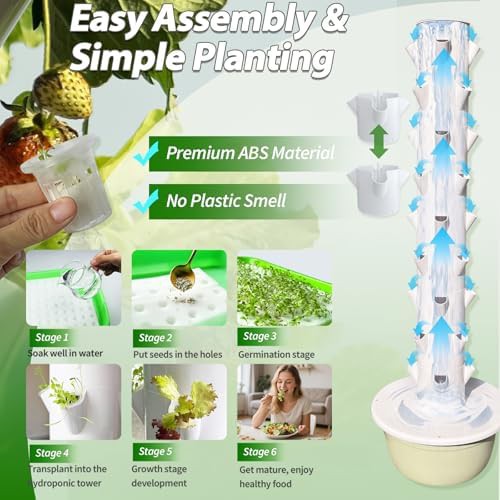Nine layer vertical hydroponic growing tower — photo 3