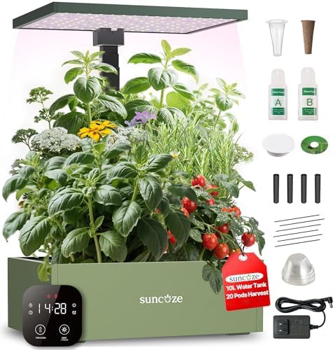 Smart twenty pod garden with adjustable height
