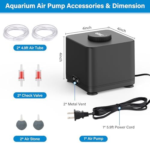 Dual outlet adjustable oxygen air pump — photo 4