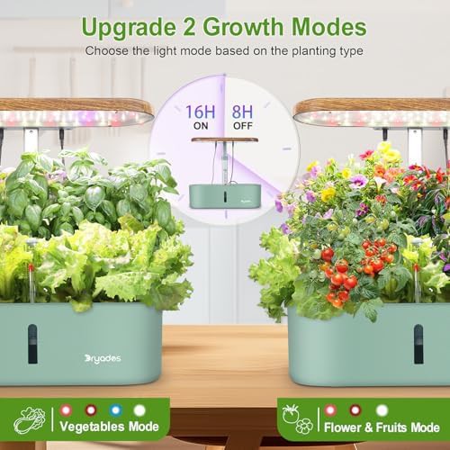 Twelve pod indoor herb garden with LED light — photo 4