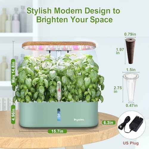 Twelve pod indoor herb garden with LED light — photo 5
