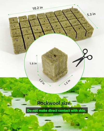 Rockwool cubes for seed germination ninety six pack — photo 3