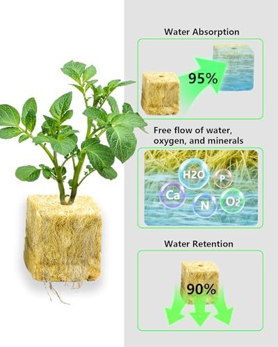 Rockwool cubes for seed germination ninety six pack — photo 4