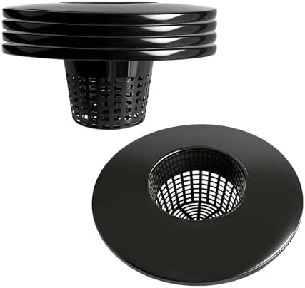 Six inch net pots with lids