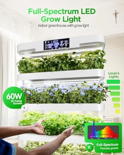 Five tier vertical herb garden with misting — photo 3