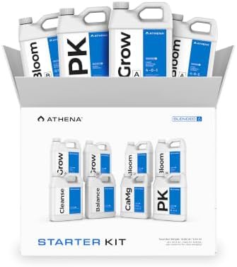 Hydroponic nutrient starter kit with 8 parts