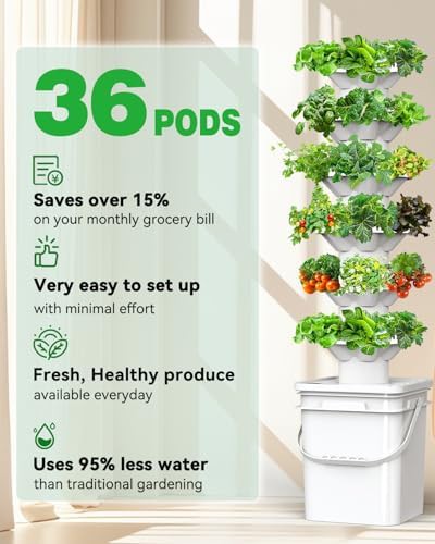 Six tier herb tower with timer — photo 3