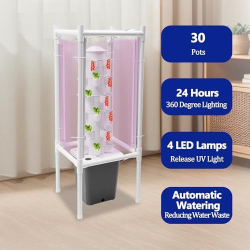 Gray thirty pod tower with LED lights — photo 3