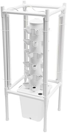 White six layer vertical tower planter — photo 5