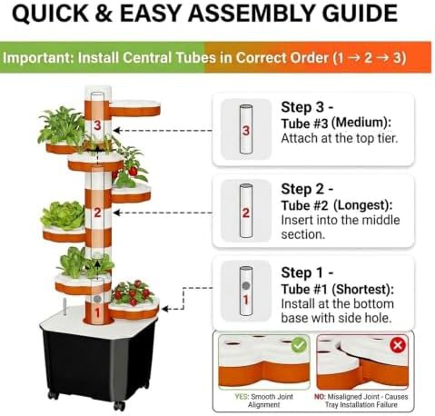 Seven layer hydroponic tower with 56 pods — photo 4