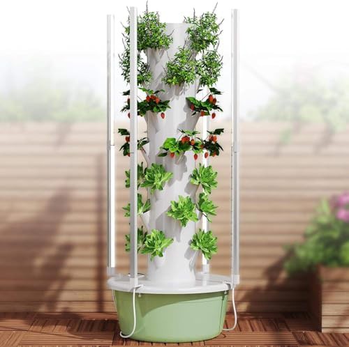 Seven layer tower with four LED lights