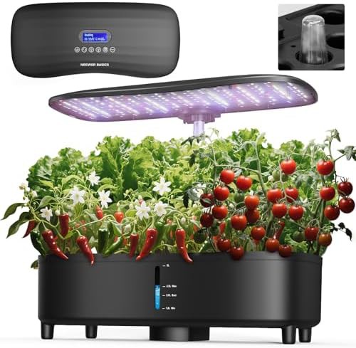 Fifteen pod aeroponic system with atomization