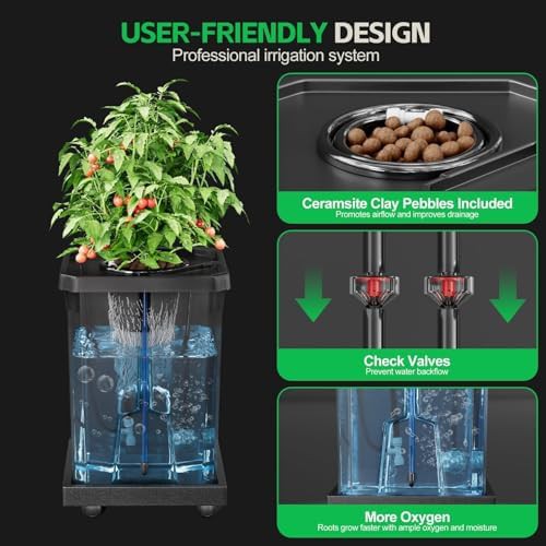 Two bucket DWC system with wheels — photo 3