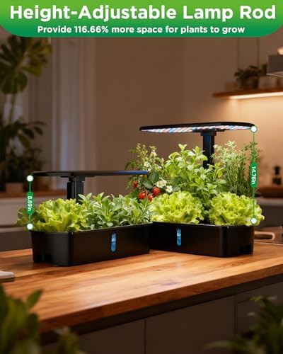 Twelve pod indoor herb garden with LED — photo 5