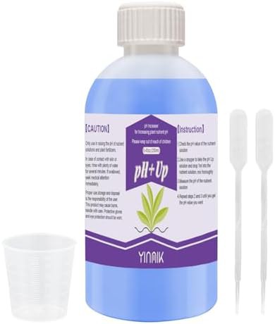 pH up liquid control bottle