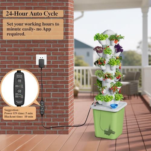 Thirty pot vertical garden tower system — photo 3