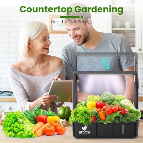 Indoor herb garden with fifteen plant pods — photo 4