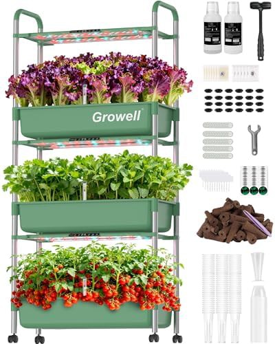 Eighty one pod garden with independent pumps