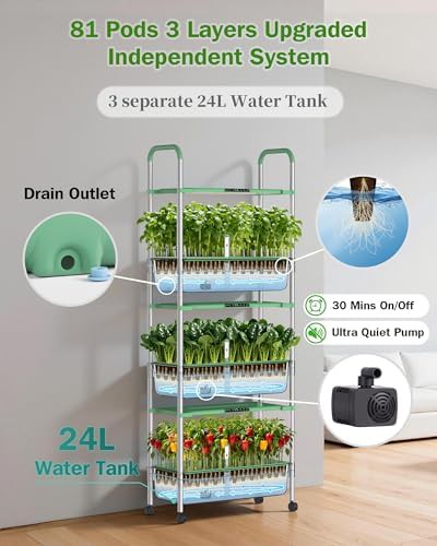 Eighty one pod garden with independent pumps — photo 3