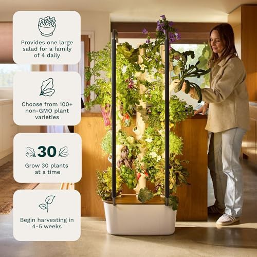 Vertical hydroponic tower for thirty plants — photo 3
