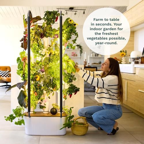 Vertical hydroponic tower for thirty plants — photo 5