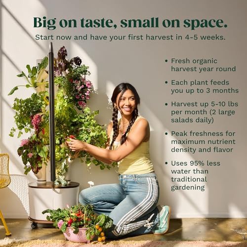 Compact smart tower for sixteen plants — photo 3