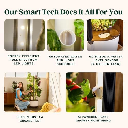Compact smart tower for sixteen plants — photo 5