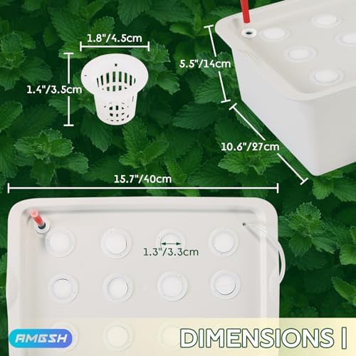 Hydroponic kit with air pump and stones — photo 3