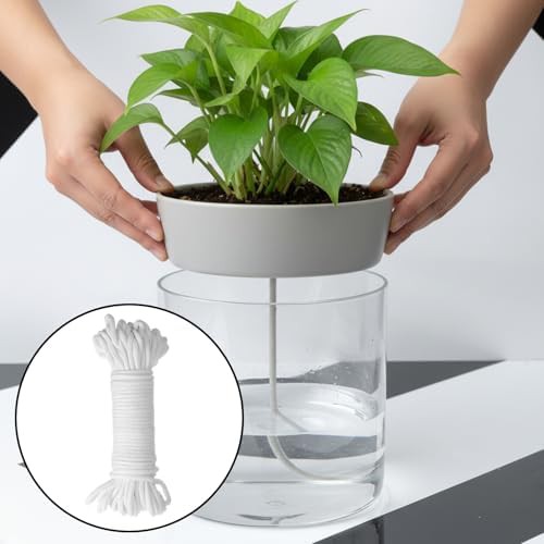 White cotton self watering wicking rope — photo 4