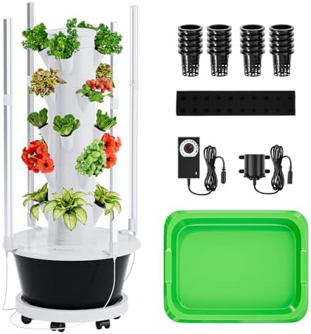 Five tier tower with 20 pods